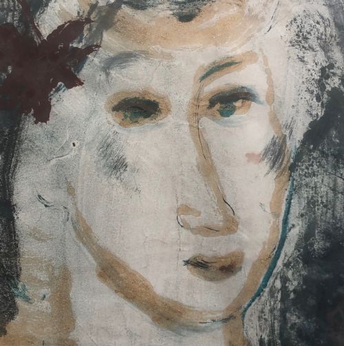 PORTRAIT OF A WOMAN BY MURPHY DATED 1953 - ADDITIONAL PHOTO 3