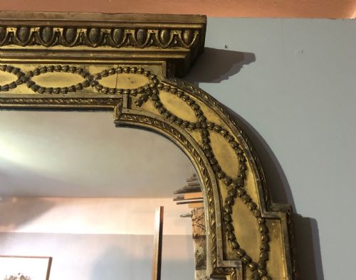 HUGE ADAM REVIVAL GILDED MIRROR C1820 - ADDITIONAL PHOTO 2