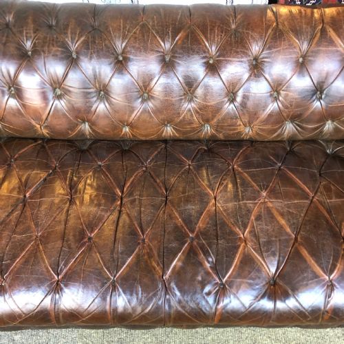 CHESTERFIELD LEATHER SOFA - ADDITIONAL PHOTO 3