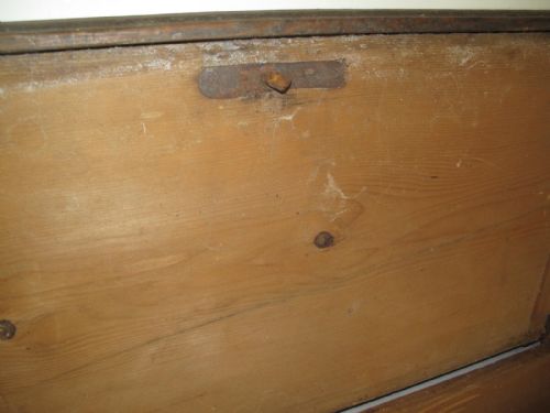 PAINTED MARRIAGE CHEST FRENCH CIRCA 1860 - ADDITIONAL PHOTO 6