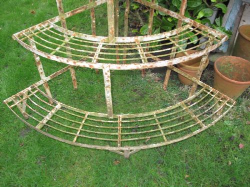 WROUGHT IRON PLANT STAND C1930 - ADDITIONAL PHOTO 3