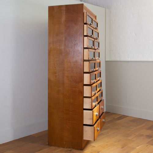 HABERDASHERY DRAWERS 1930 OAK 20 DRAWERS - ADDITIONAL PHOTO 1