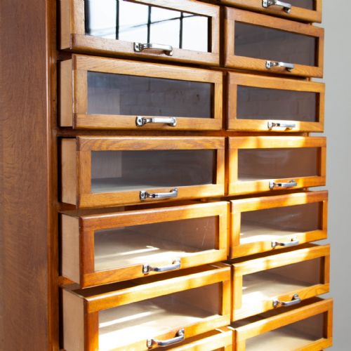 HABERDASHERY DRAWERS 1930 OAK 20 DRAWERS - ADDITIONAL PHOTO 3