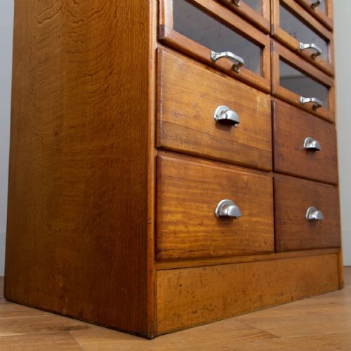 HABERDASHERY DRAWERS 1930 OAK 20 DRAWERS - ADDITIONAL PHOTO 6