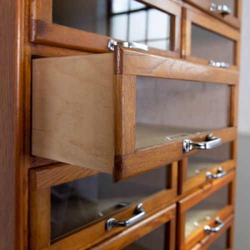 HABERDASHERY DRAWERS 1930 OAK 20 DRAWERS - ADDITIONAL PHOTO 7