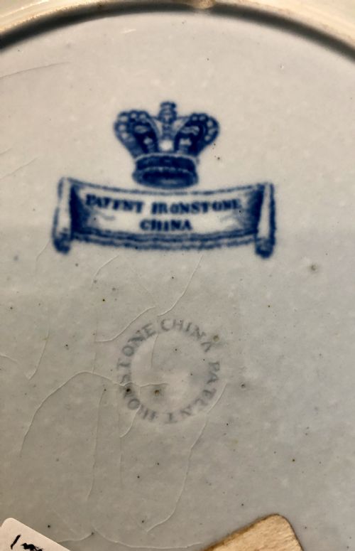 BLUE AND WHITE IRONSTONE CHINA - ADDITIONAL PHOTO 2