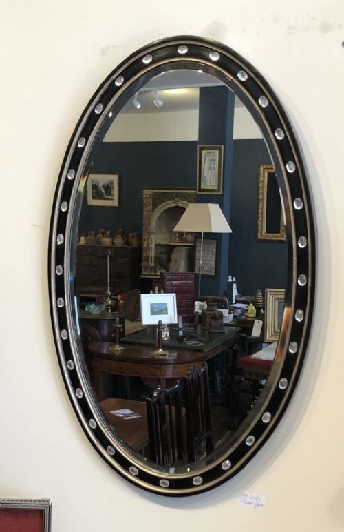 irish oval mirror19th century - CATEGORY: ANTIQUE MIRRORS - DATED 19TH CENTURY