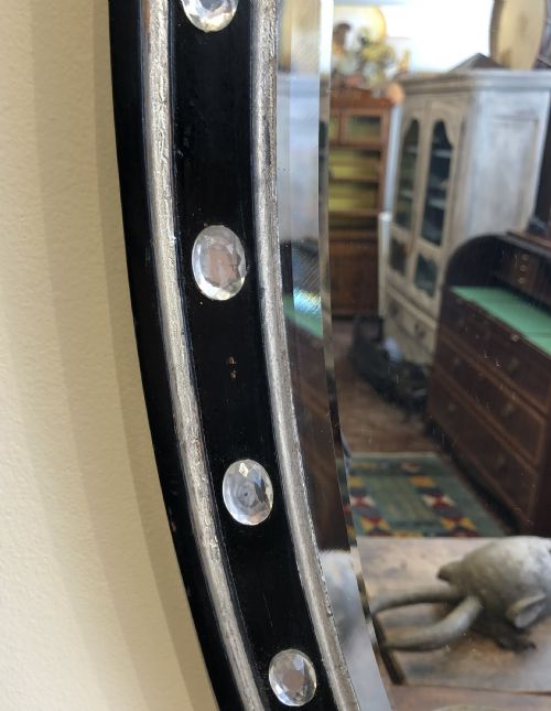 IRISH OVAL MIRROR19TH CENTURY - ADDITIONAL PHOTO 1