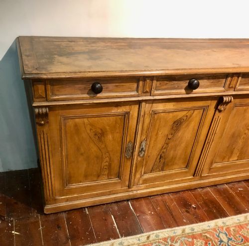 FRENCH ENFILADE PAINTED PINE C 1840 - ADDITIONAL PHOTO 3