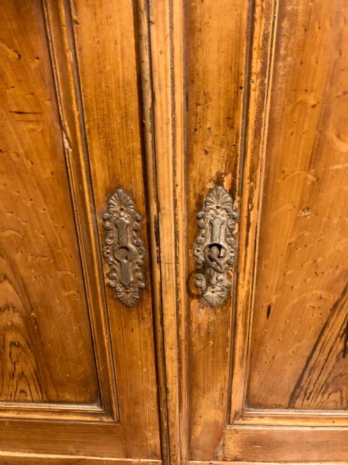 FRENCH ENFILADE PAINTED PINE C 1840 - ADDITIONAL PHOTO 6
