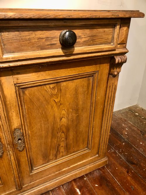 FRENCH ENFILADE PAINTED PINE C 1840 - ADDITIONAL PHOTO 7