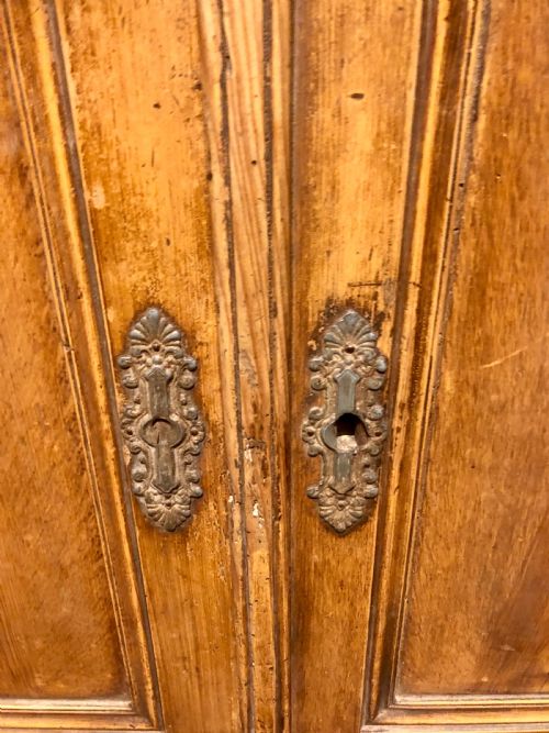 FRENCH ENFILADE PAINTED PINE C 1840 - ADDITIONAL PHOTO 8