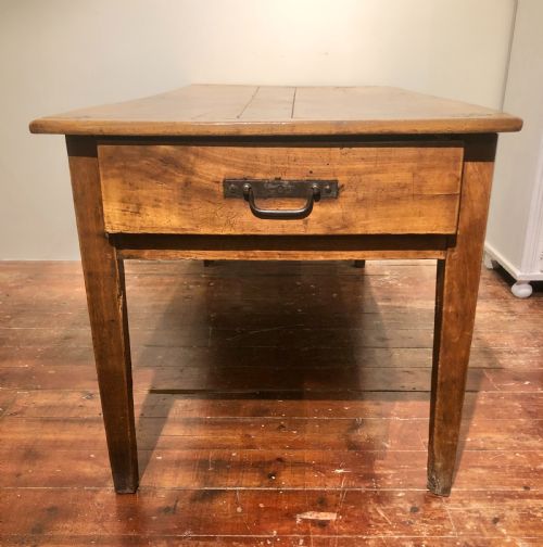 FRENCH CHERRYWOOD FARMHOUSE TABLE C 1850 - ADDITIONAL PHOTO 3