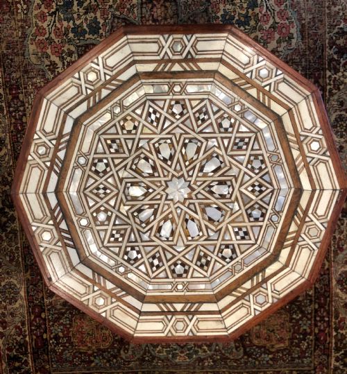 OTTOMAN EMPIRE INLAID TABLE 19TH CENTURY - ADDITIONAL PHOTO 2