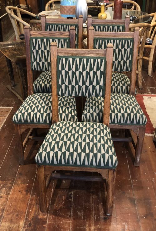 howard sons set five chairs - CATEGORY: ANTIQUE CHAIRS - DATED VICTORIAN