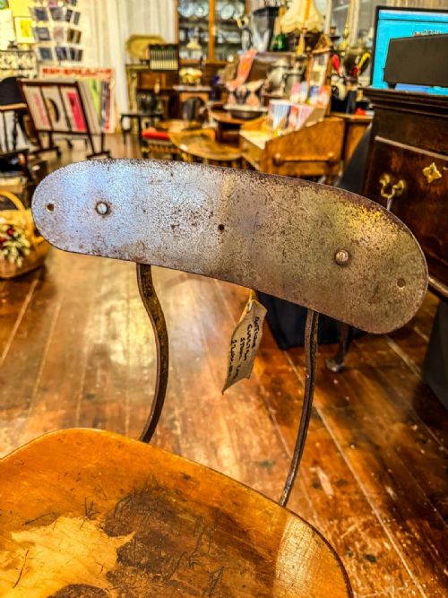 EARLY 20TH CENTURY EVERTAUT INDUSTRIAL WORKSHOP CHAIR - ADDITIONAL PHOTO 2