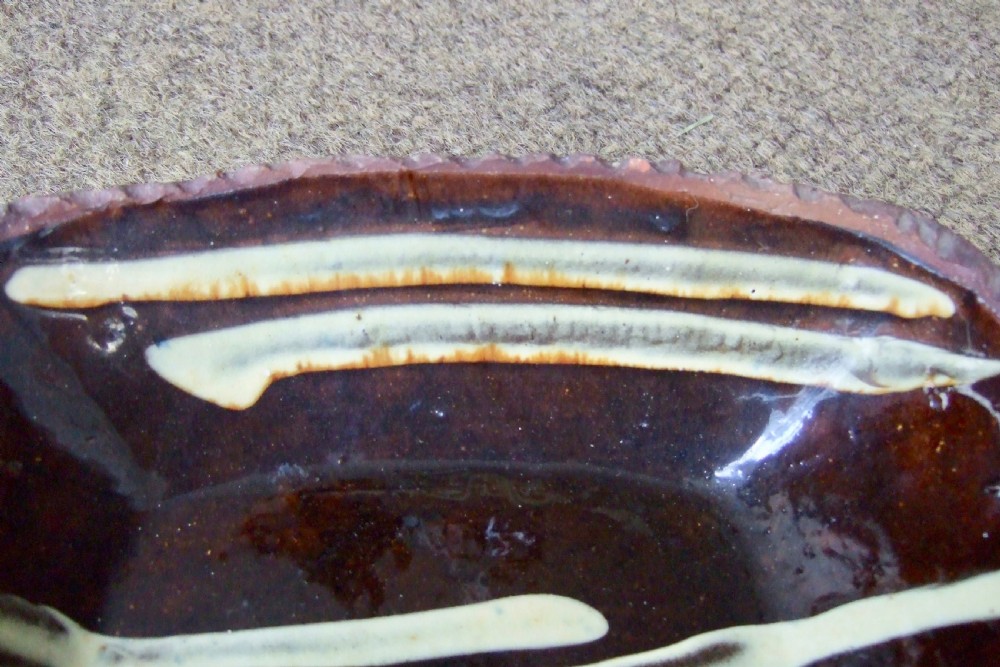 Michael Cardew. Press moulded Oven dish.c 1926. View II