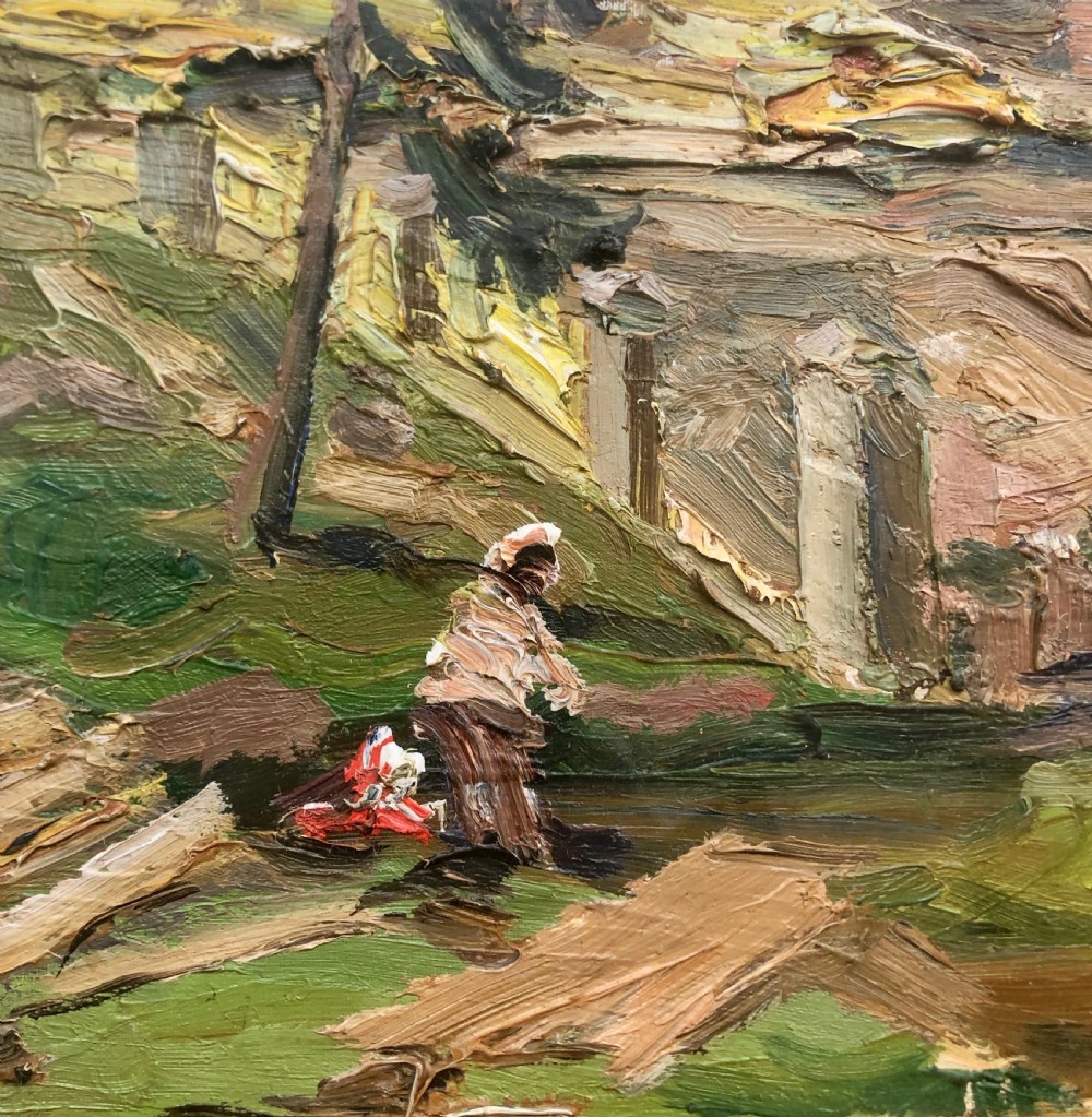PAINTING by ALEXANDER OVCHAROV. 1950 View III