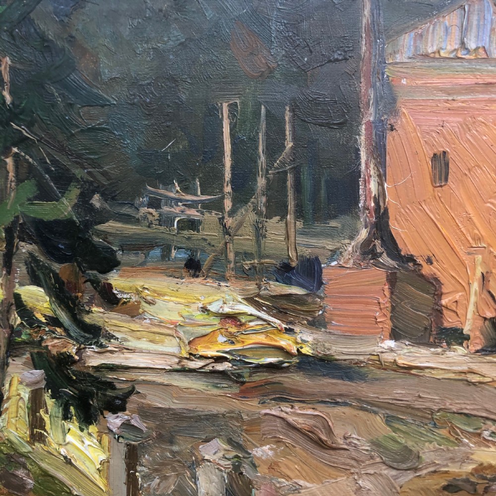PAINTING by ALEXANDER OVCHAROV. 1950 View V