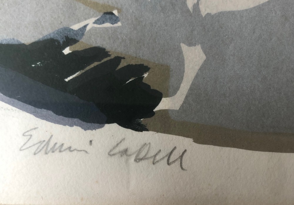 Edwin La Dell. Lithograph. 