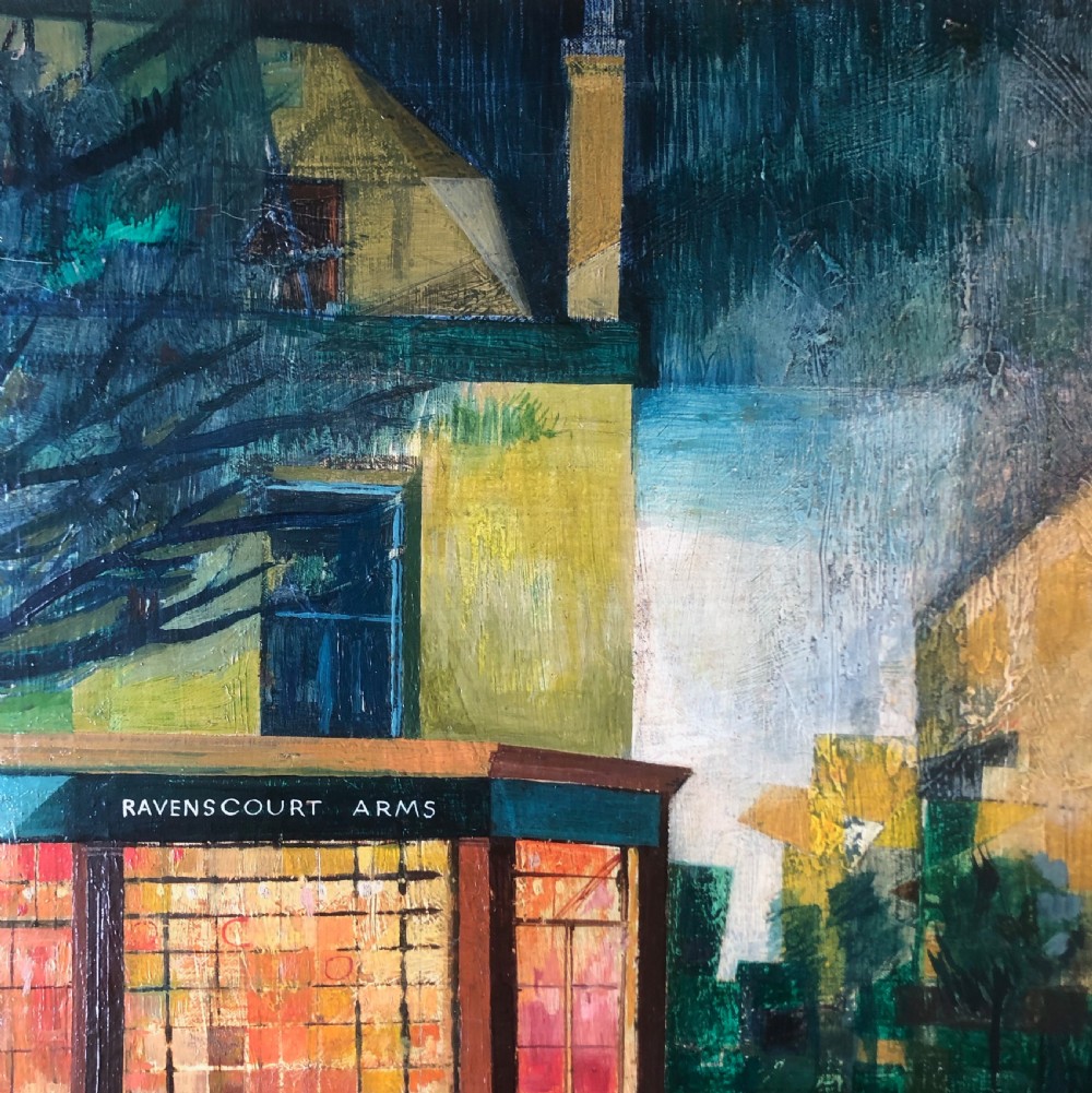 Ravenscourt Arms. Oil on canvas. Signed. View V