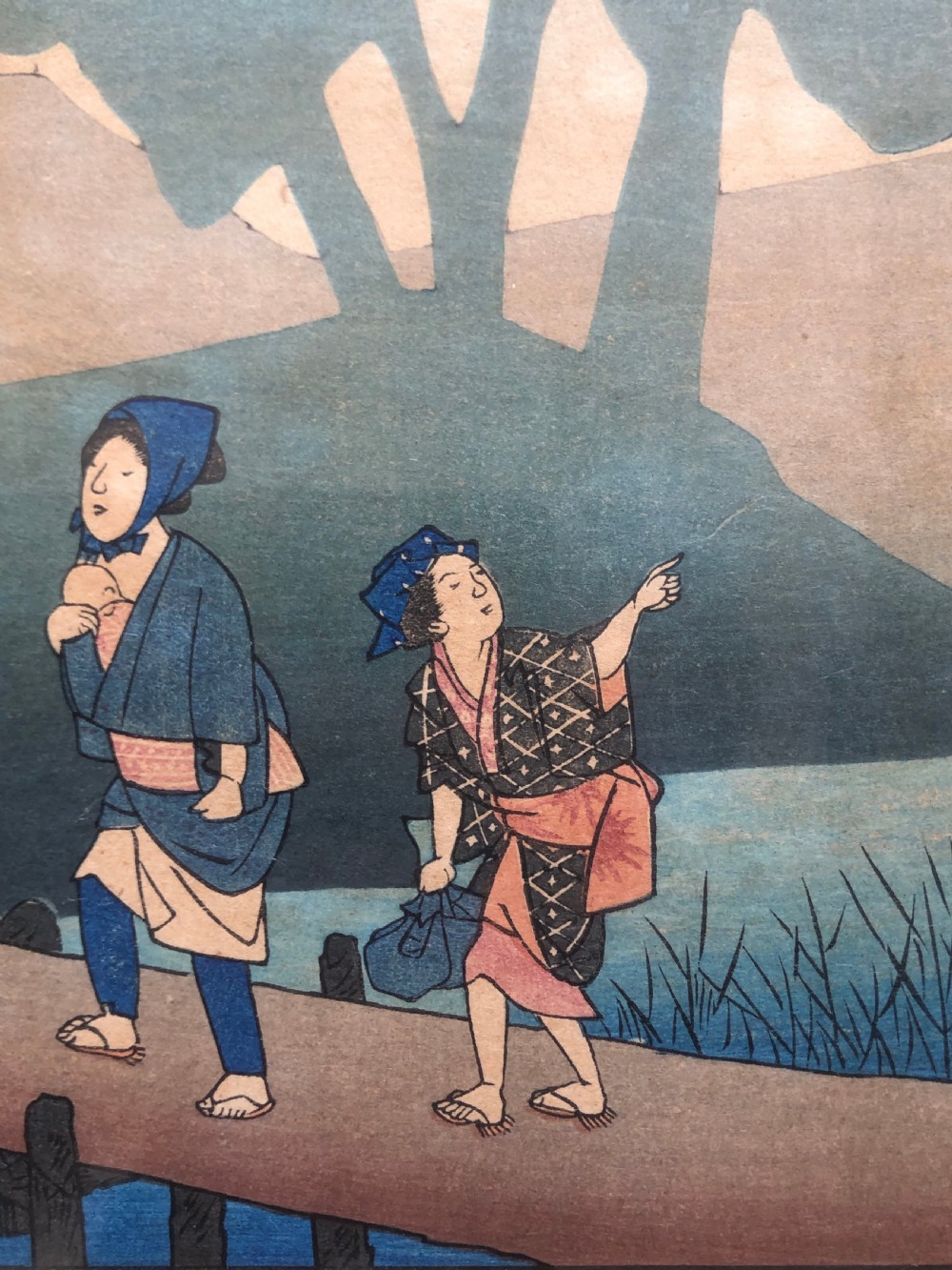 Japanese Print. Titled and signed. View II