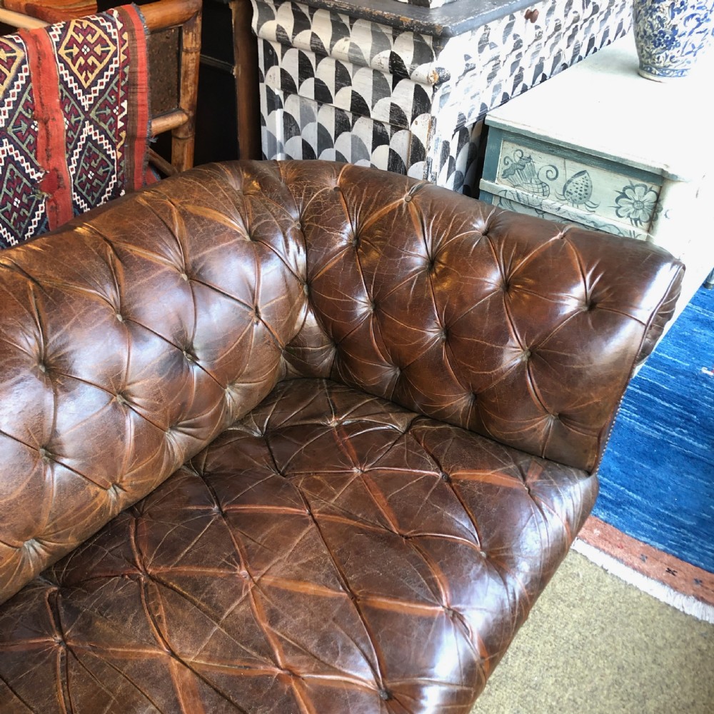 Chesterfield Leather Sofa. View III