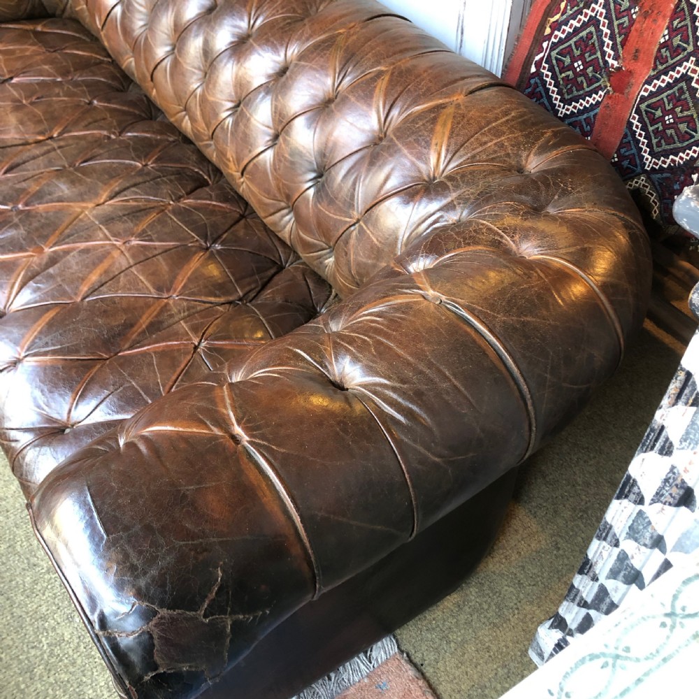 Chesterfield Leather Sofa. View VI