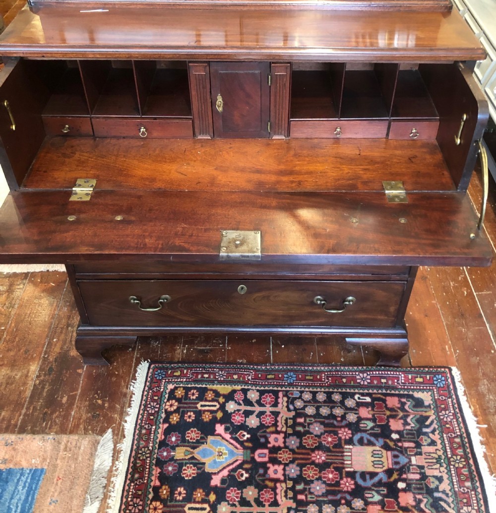 Secretaire Bookcase. George 11, Mahogany.  View IV