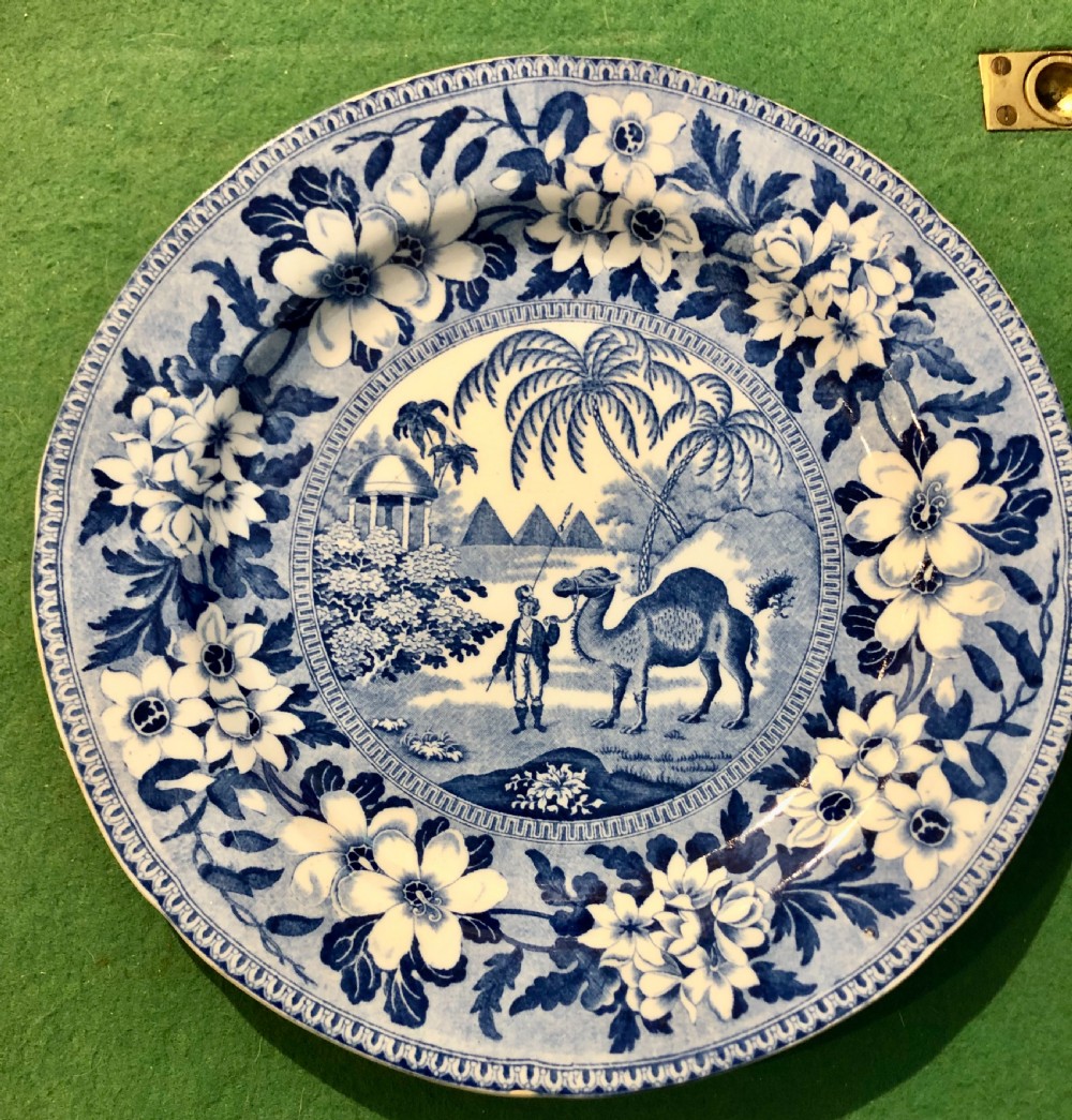 Blue & White Egypt Camel patten  19th century.