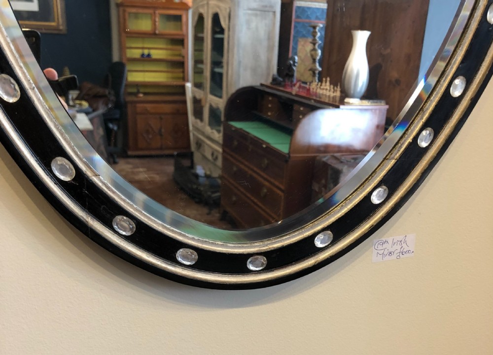 Irish Oval Mirror.19th century. View IV