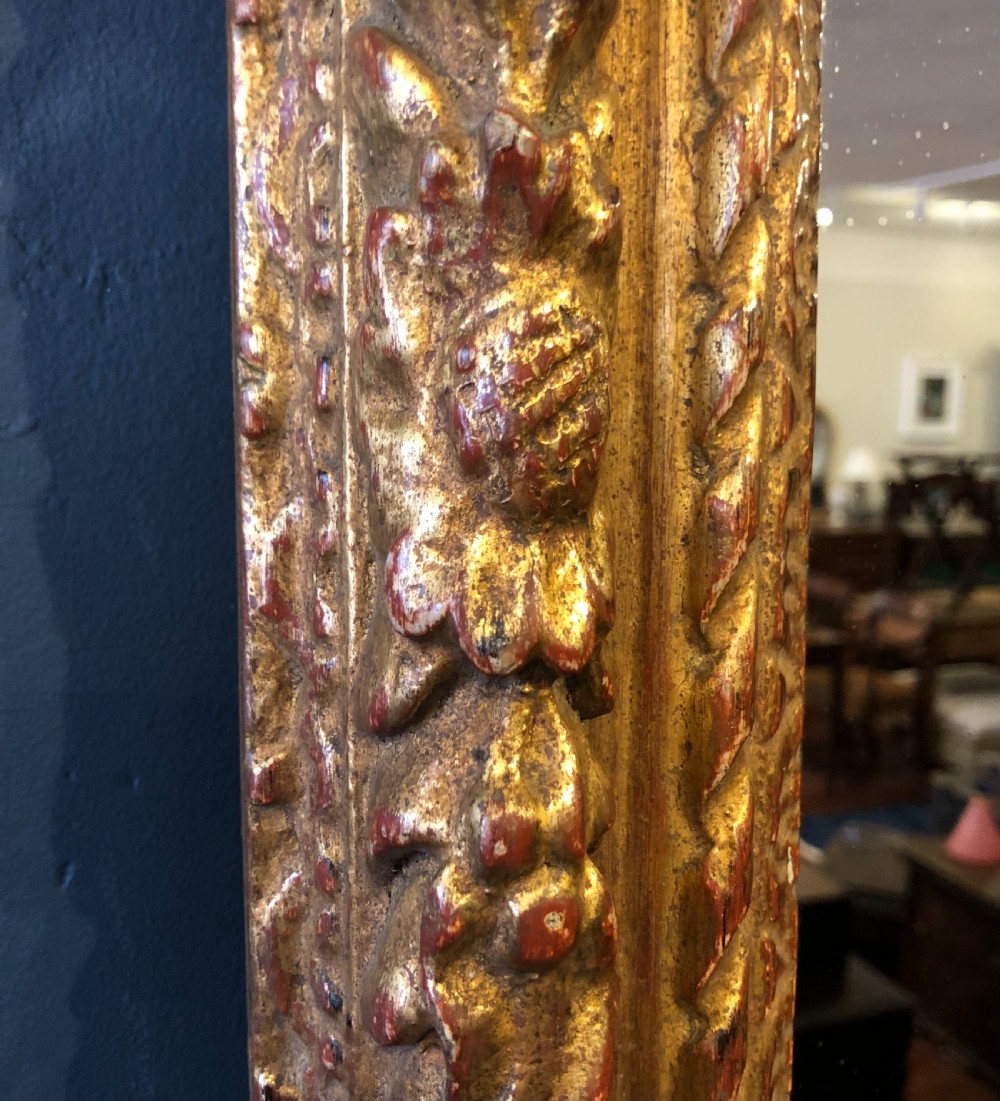 Carved and gilded 18th century Mirror. View II