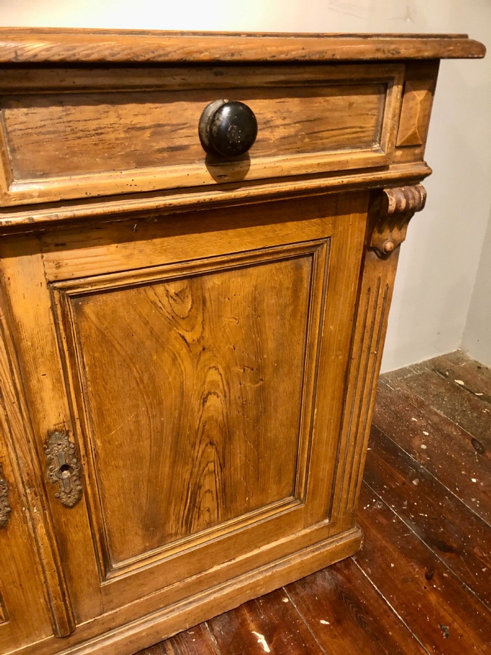 French Enfilade Painted Pine. c 1840. View VIII