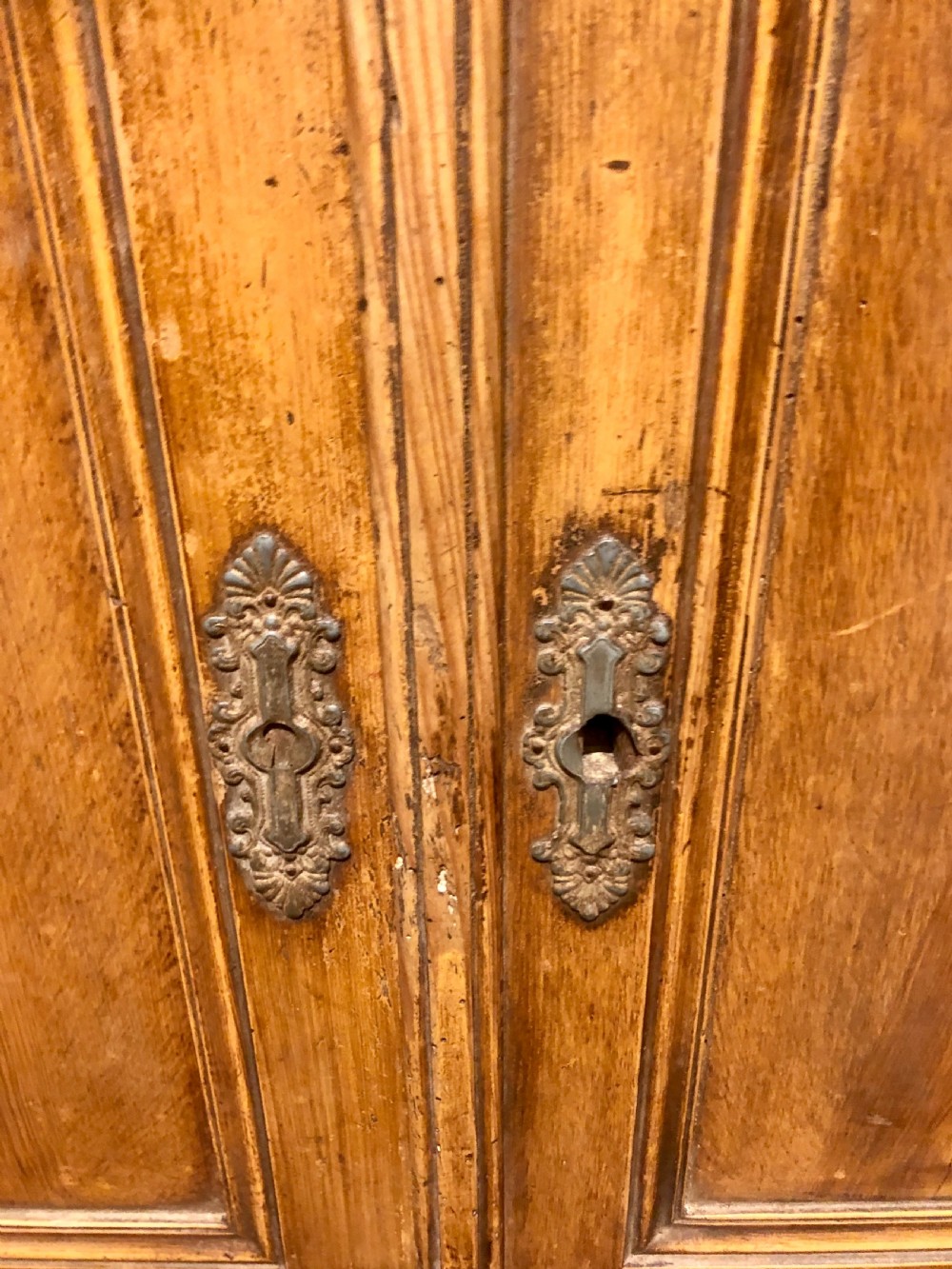French Enfilade Painted Pine. c 1840. View IX