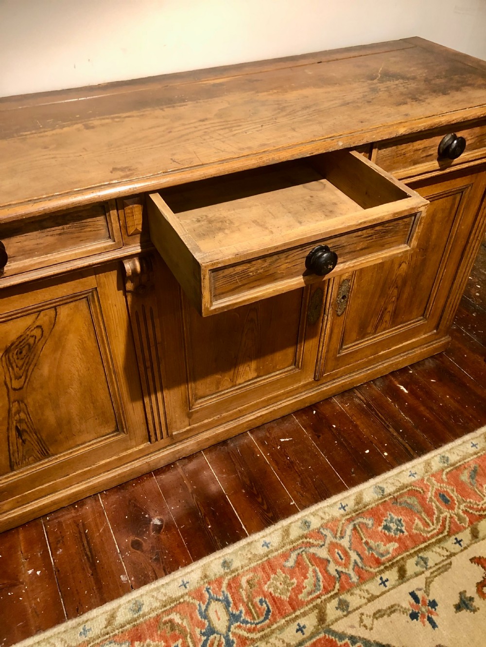 French Enfilade Painted Pine. c 1840. View X