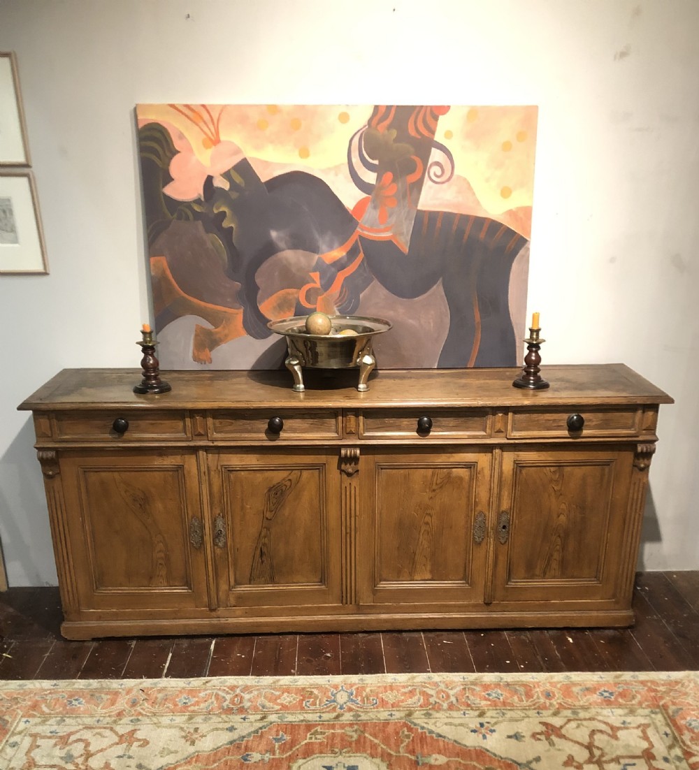 French Enfilade Painted Pine. c 1840. View XI