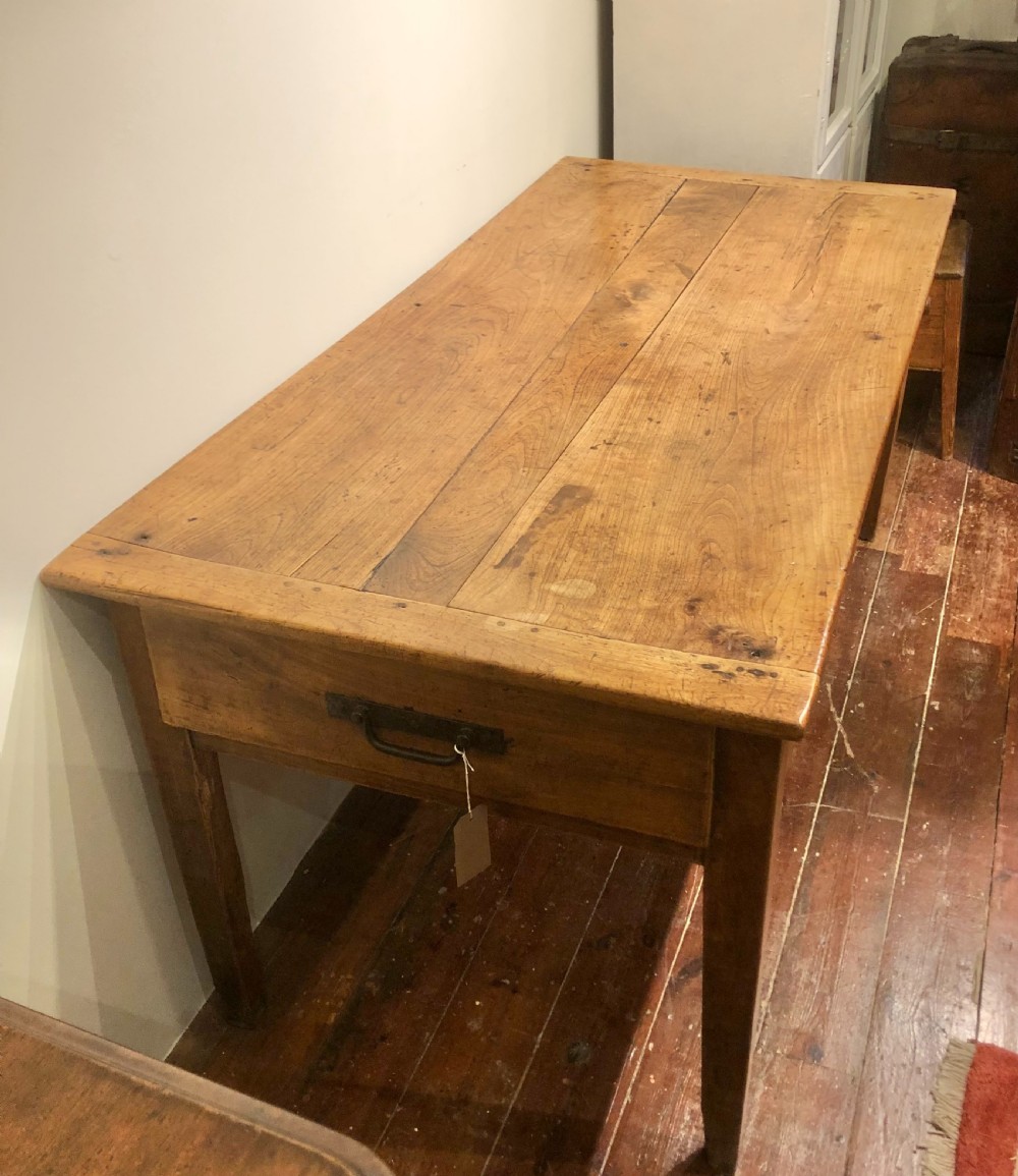French Cherrywood Farmhouse Table. c 1850. View II
