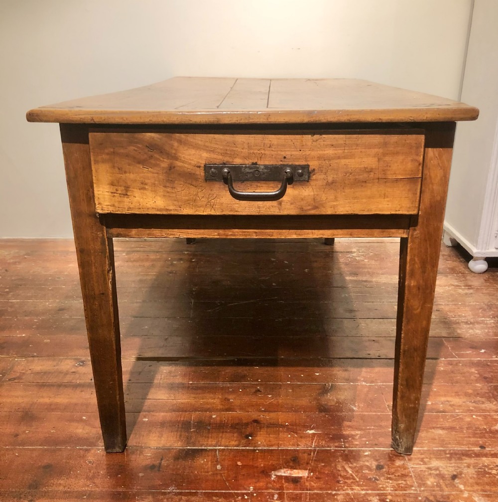 French Cherrywood Farmhouse Table. c 1850. View IV