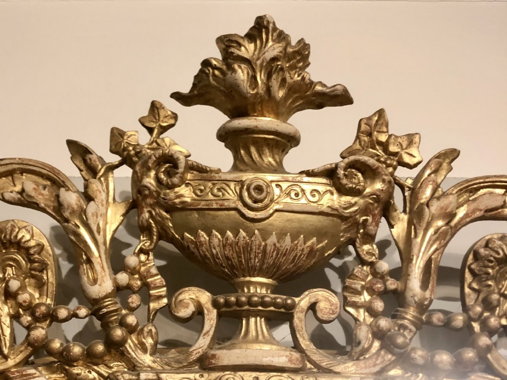 LARGE GILDED MIRROR CIRCA 1880. View III