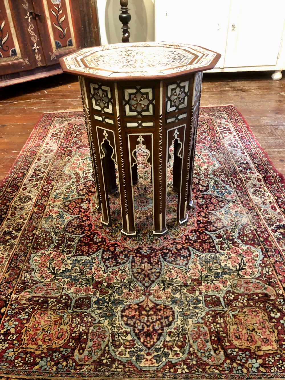 Ottoman Empire Inlaid Table 19th century. View II