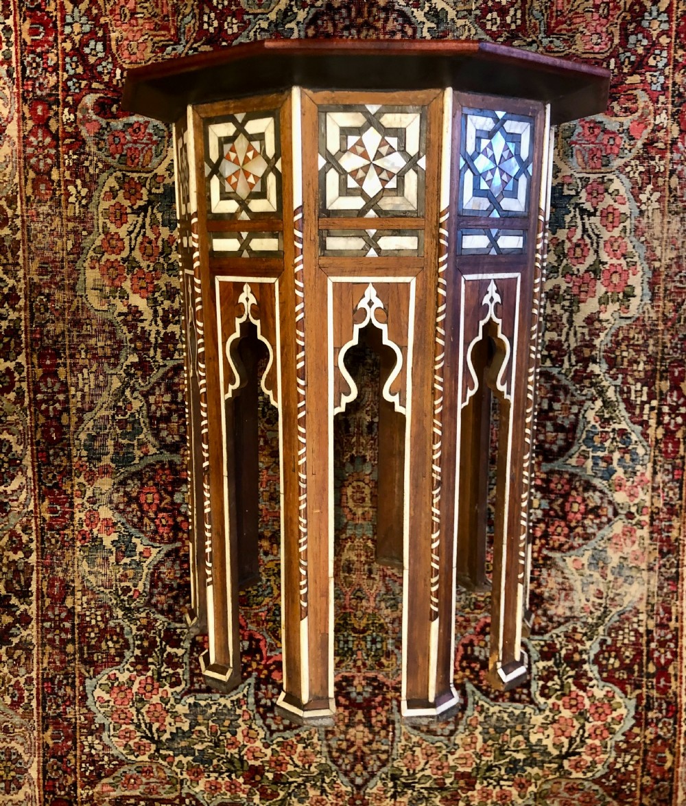 Ottoman Empire Inlaid Table 19th century. View VI