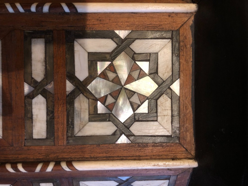 Ottoman Empire Inlaid Table 19th century. View VIII