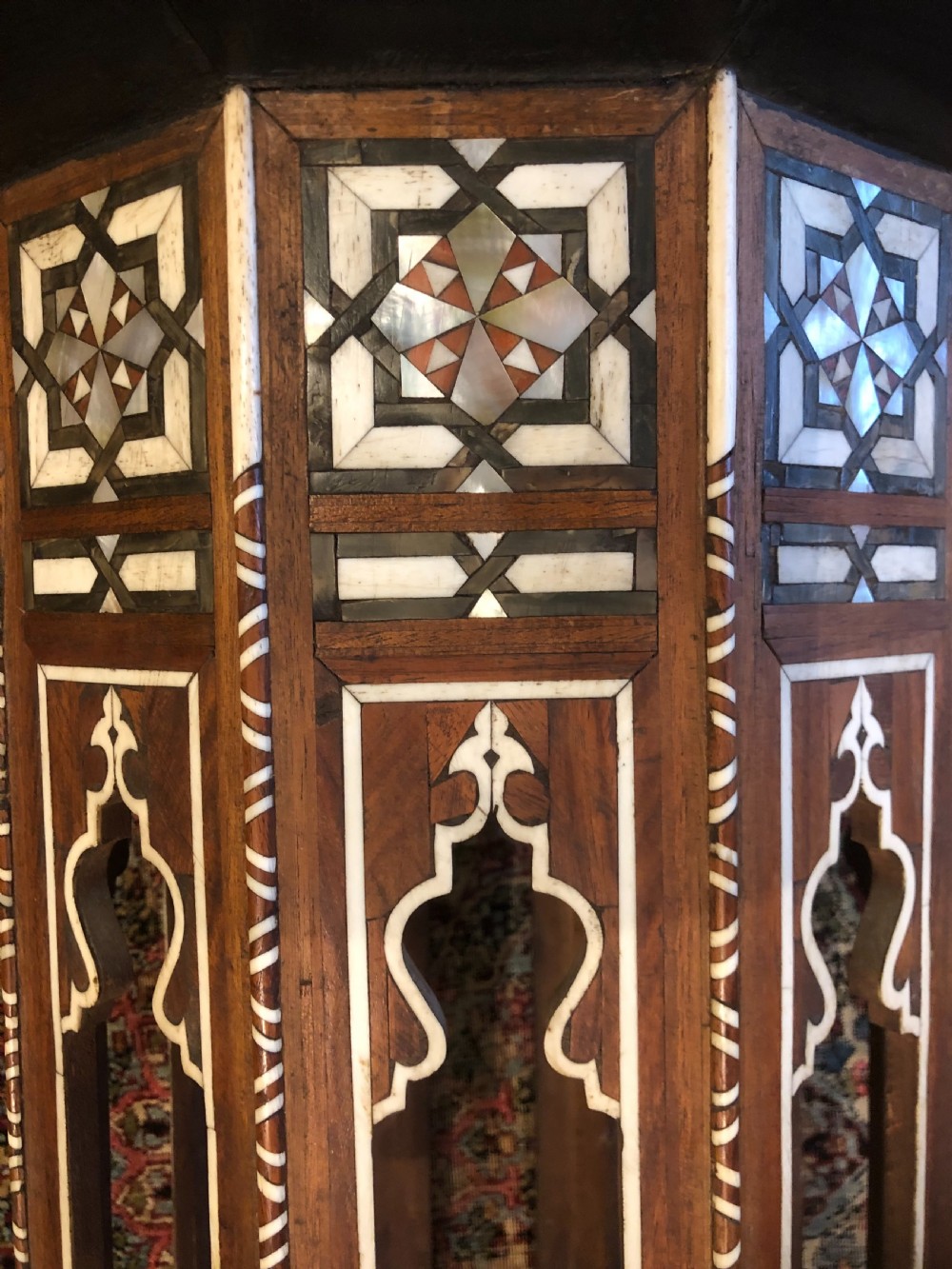 Ottoman Empire Inlaid Table 19th century. View IX