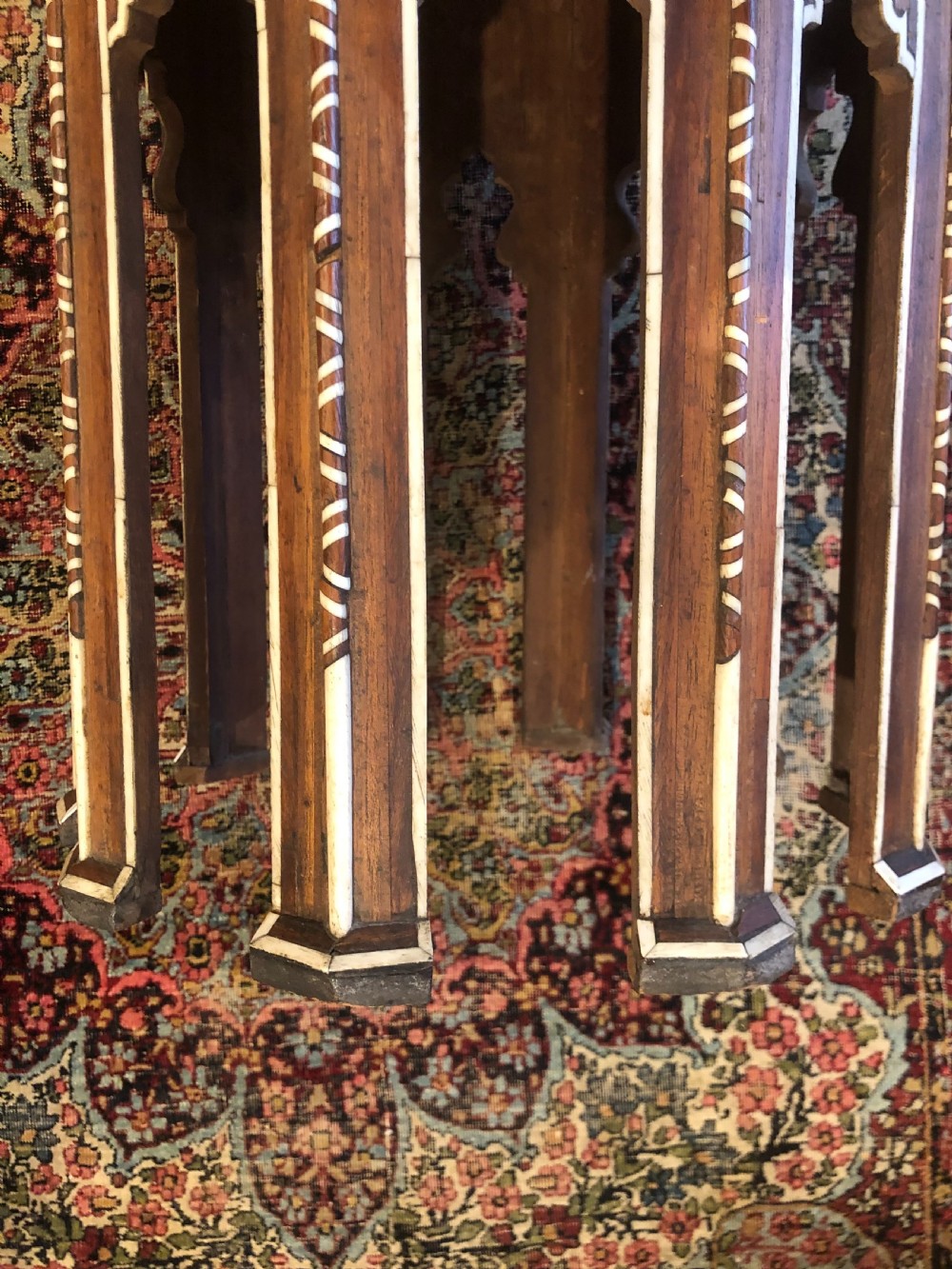 Ottoman Empire Inlaid Table 19th century. View X