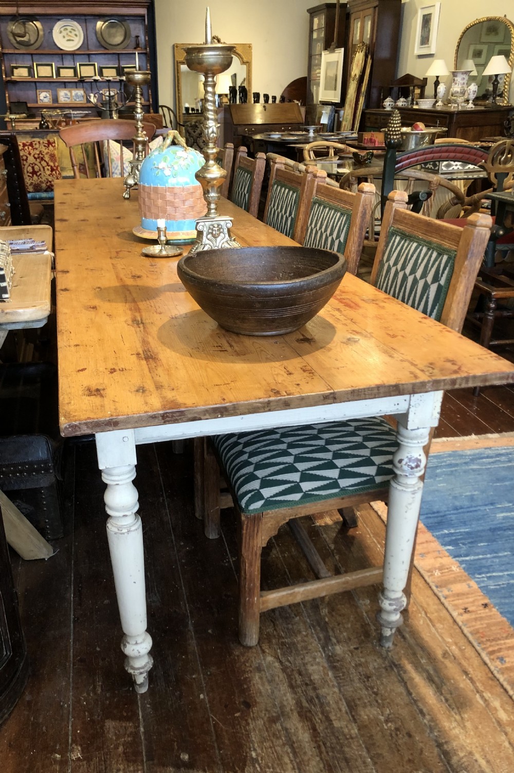 French Pine Farmhouse Table. View IV