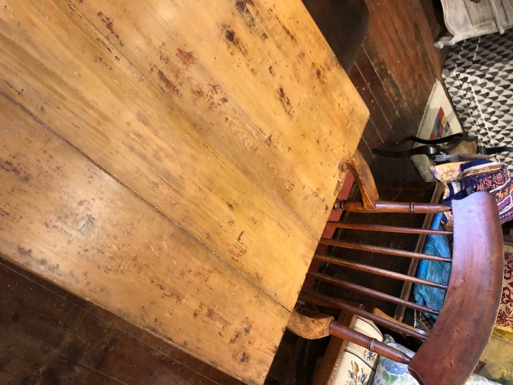 French Pine Farmhouse Table. View VIII