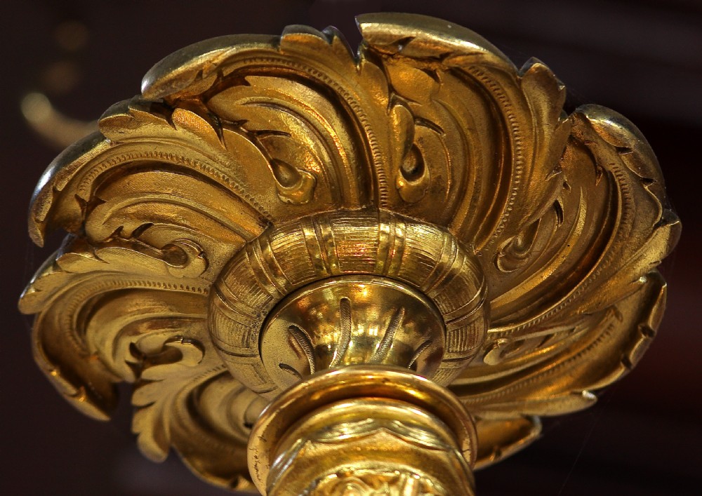 Huge Gasolier believed to be by Thomas Messenger. View VI