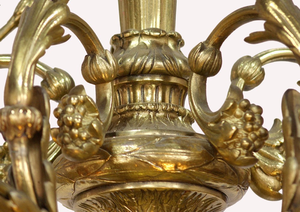 Huge Gasolier believed to be by Thomas Messenger. View VIII