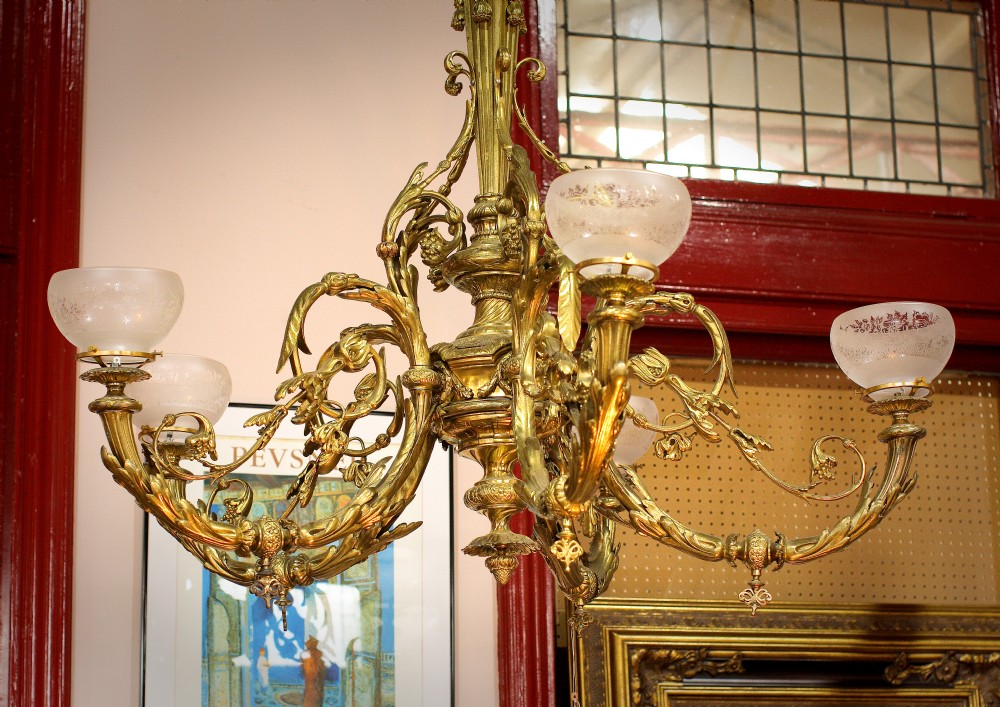 Huge Gasolier believed to be by Thomas Messenger. View XV