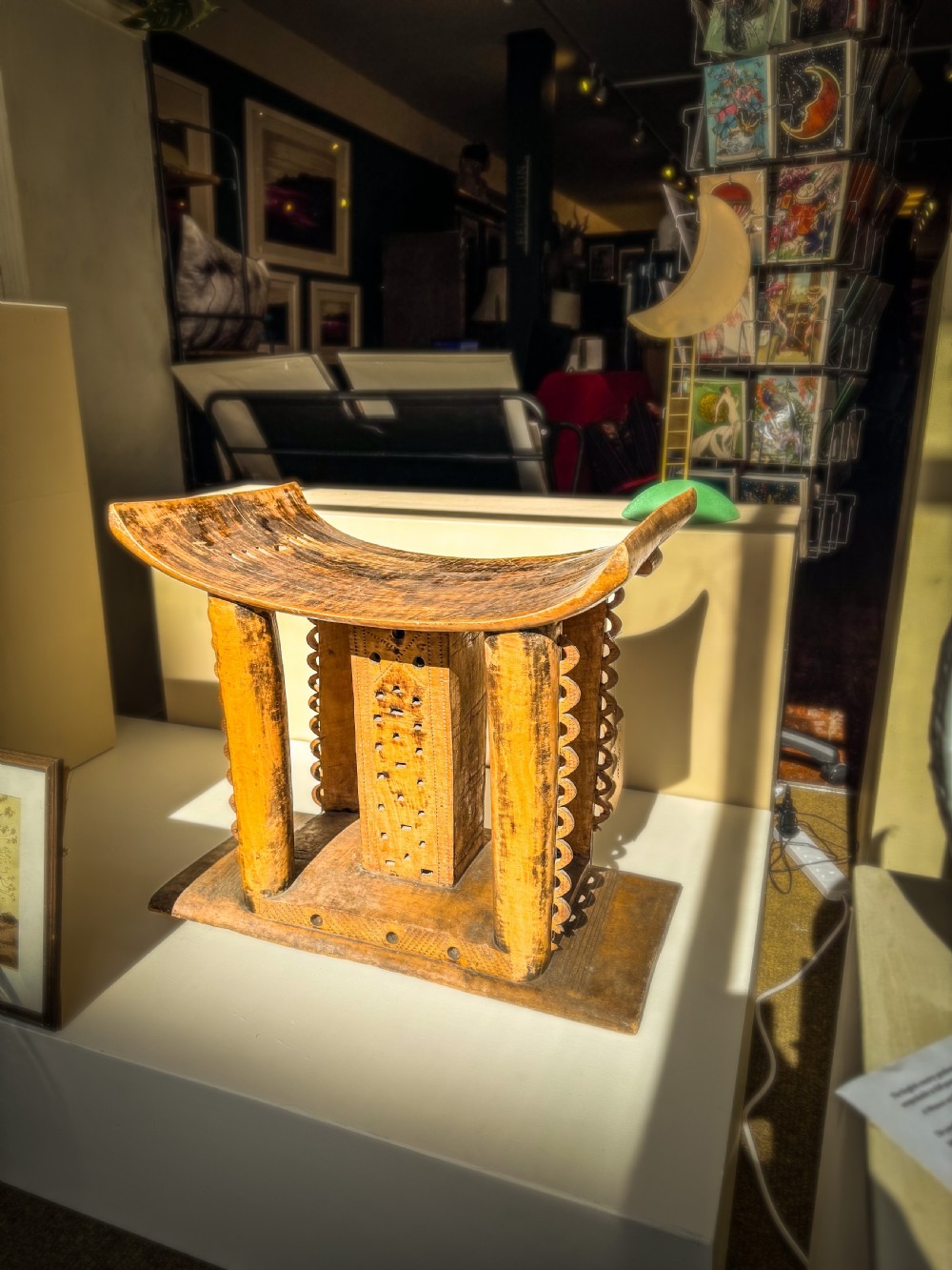 Hand Carved Ashanti Stool c1700